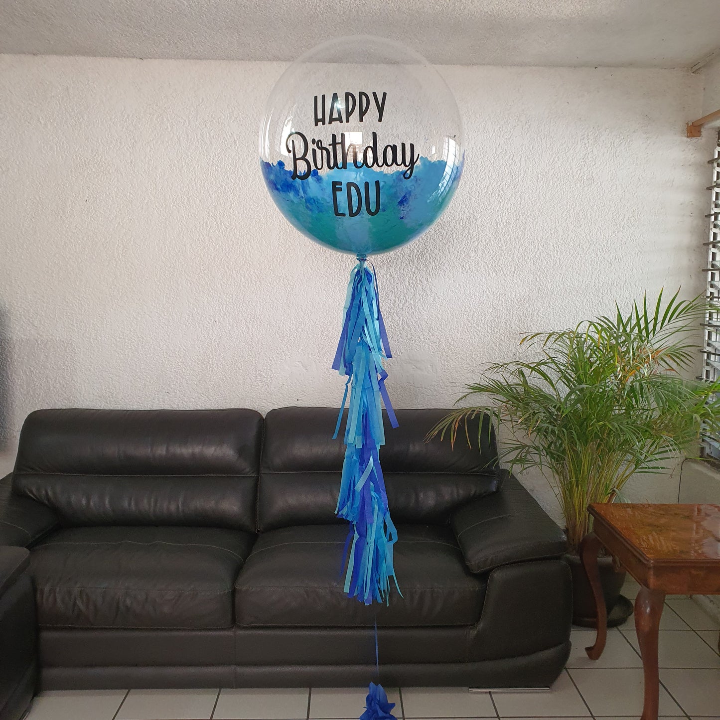 Bubuja 90cm pintada mitad