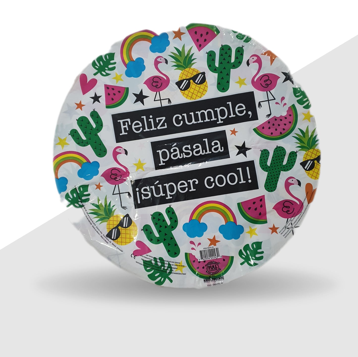 Globo Metálico 18 Pulgadas Cumpleaños
