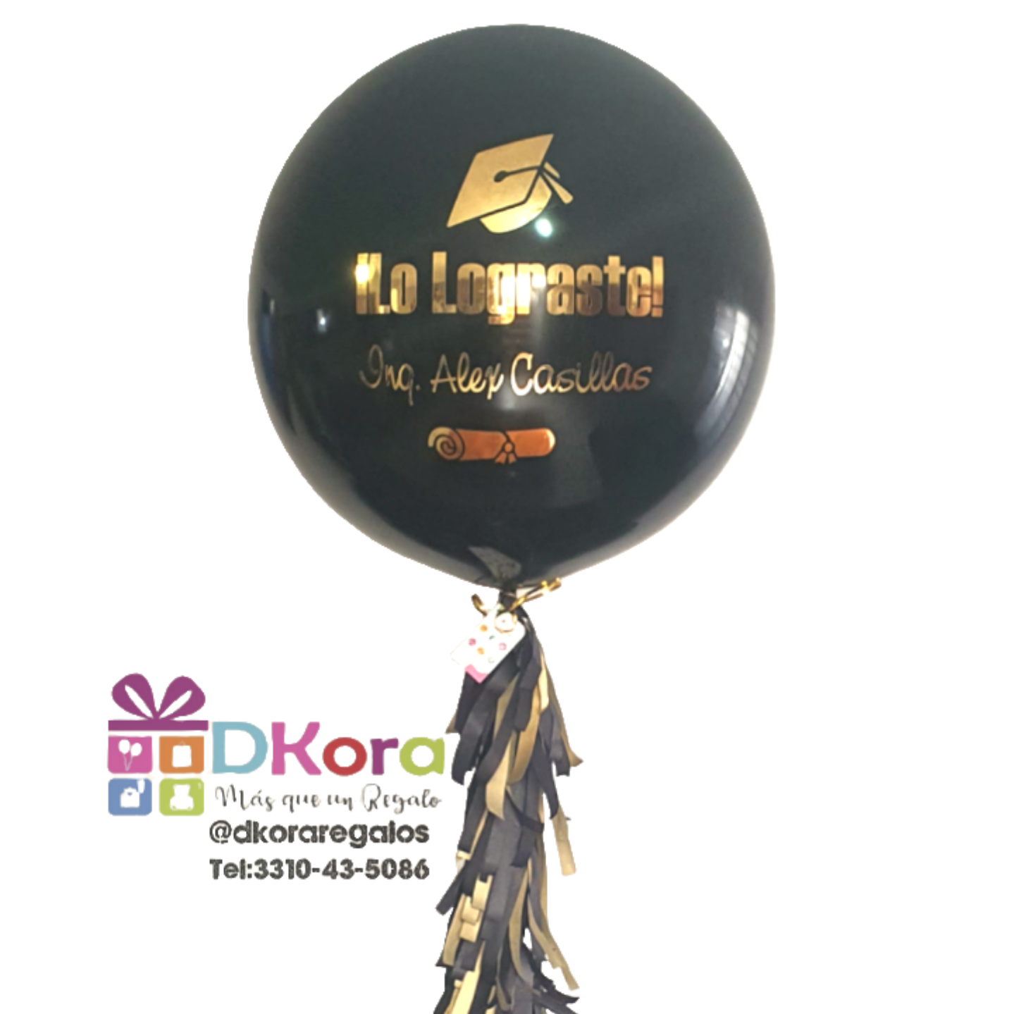 Globo Liso jumbo Graduación