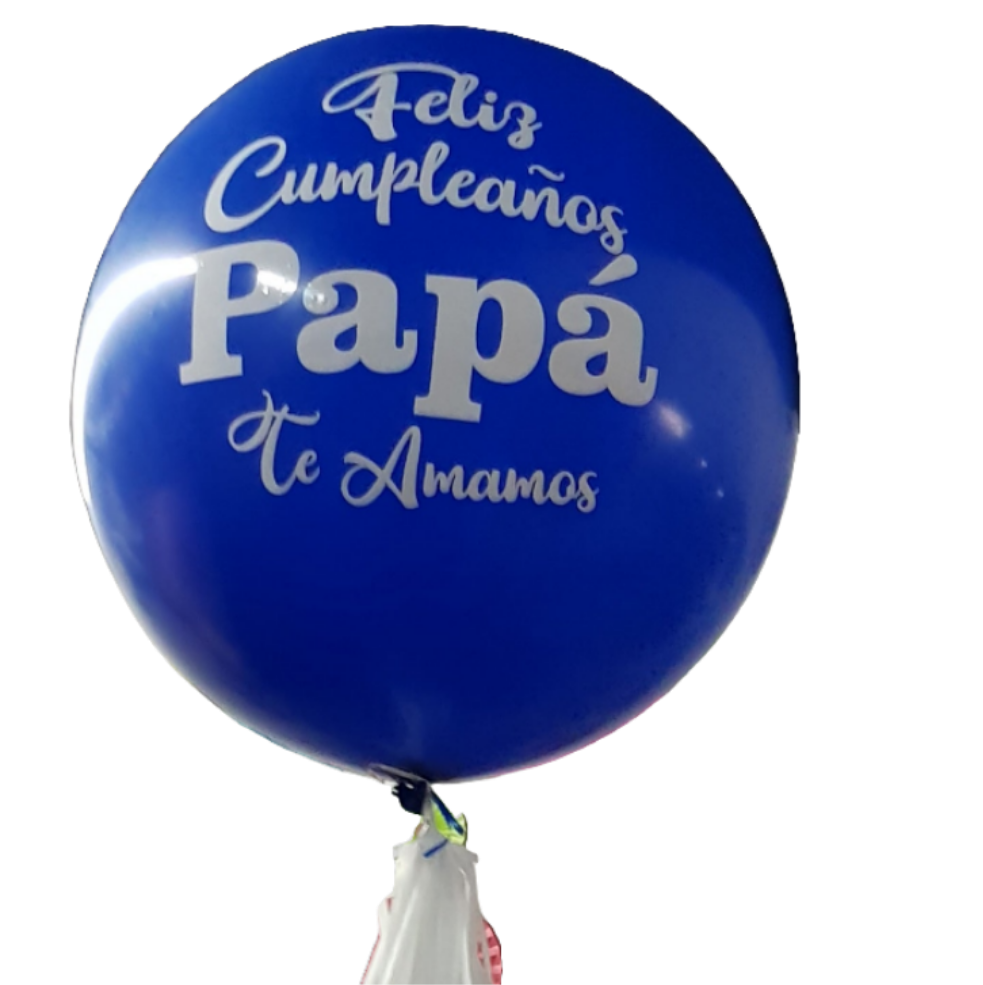 Globo grande  liso cumpleaños
