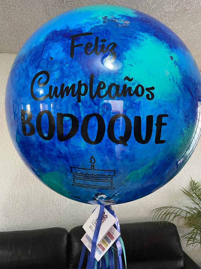 Burbuja 90cm pintada cumpleaños