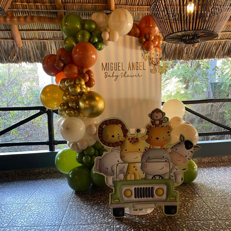 Decoración Mampara Baby Safari
