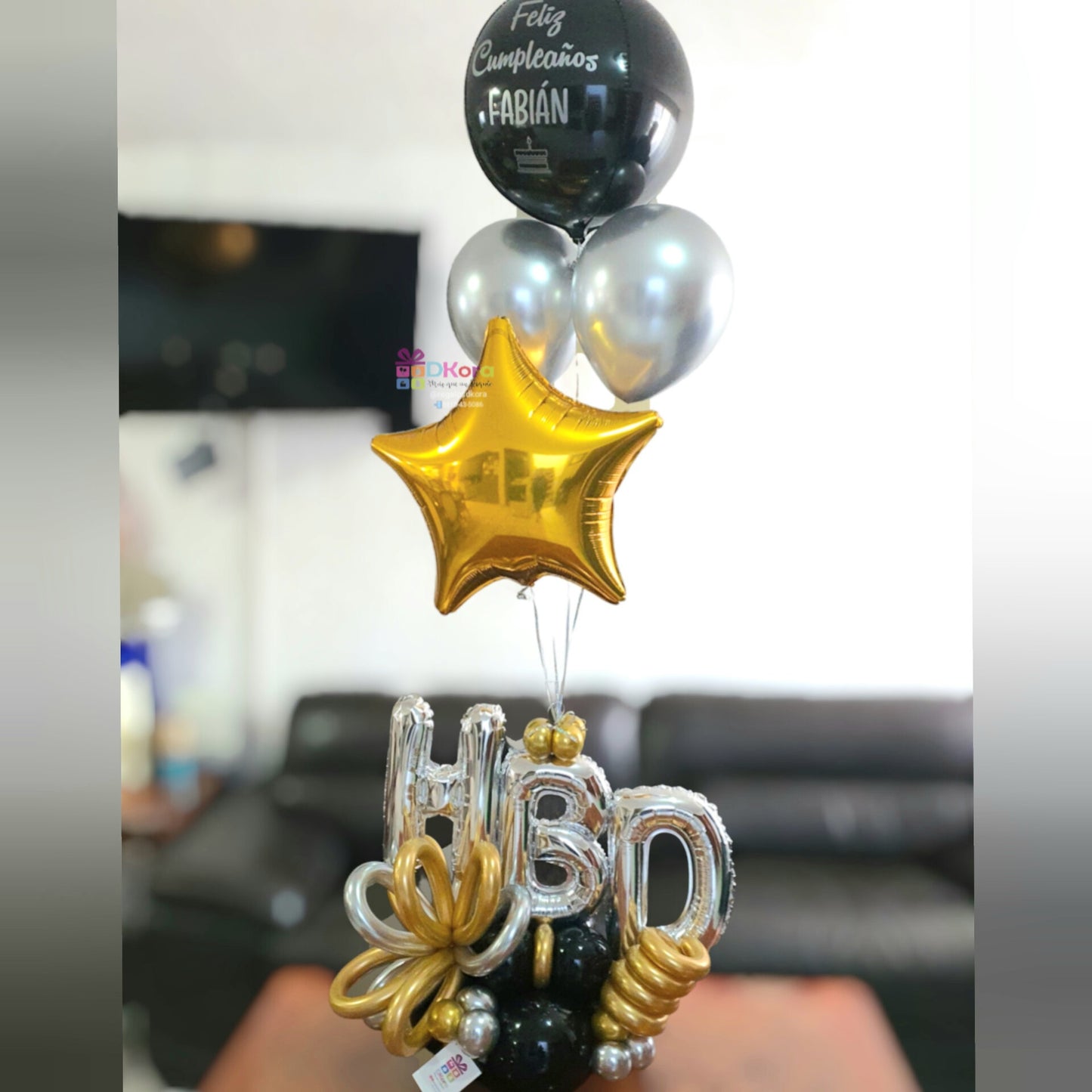 Bouquet Balloon mediano HBD