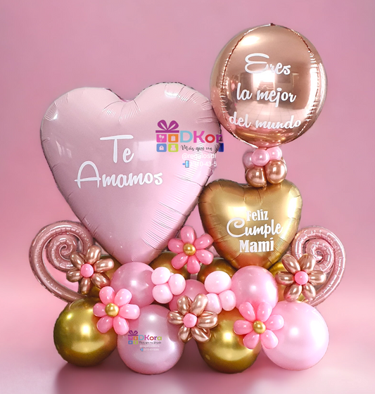 Bouquet Corazones Mom