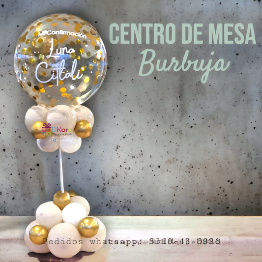 Centro de Mesa Burbuja
