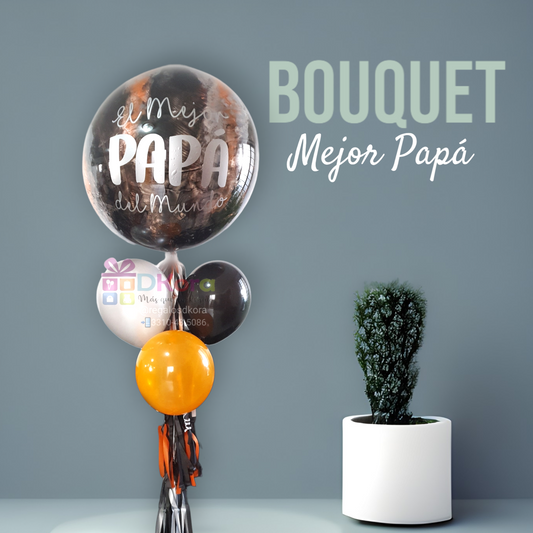 Racimo Globos Mejor papá