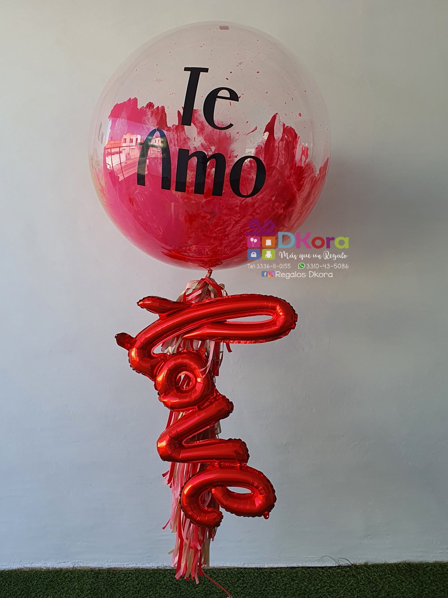 Burbuja 90cm pintada Love