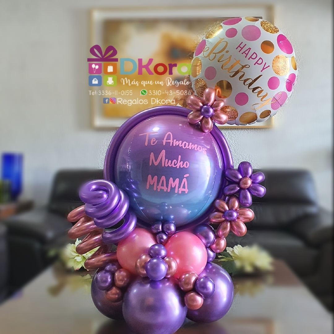Bouquet Balloon Orbz Festejo