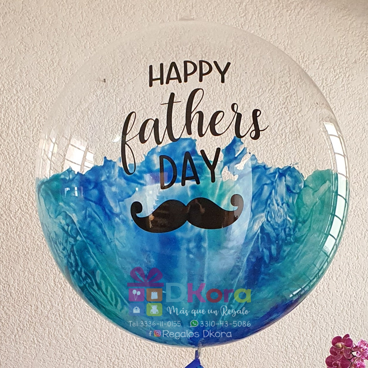 Burbuja 90cm pintada papá