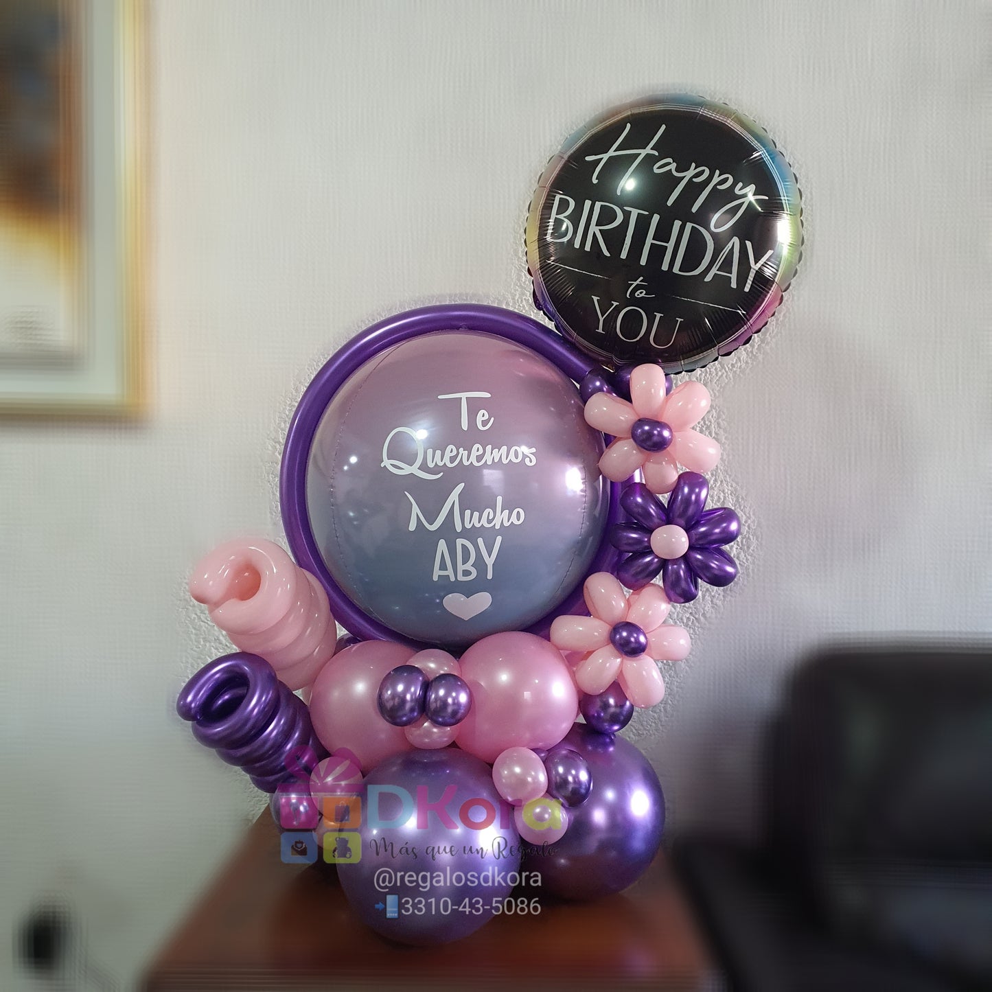 Bouquet Balloon Orbz Festejo