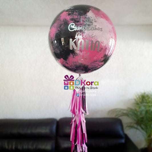 Burbuja 90cm pintada cumpleaños