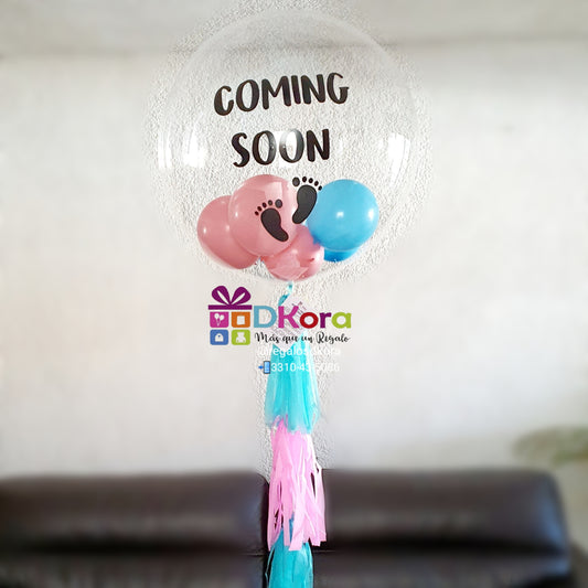 Burbuja 90cm con Globos interior bebé