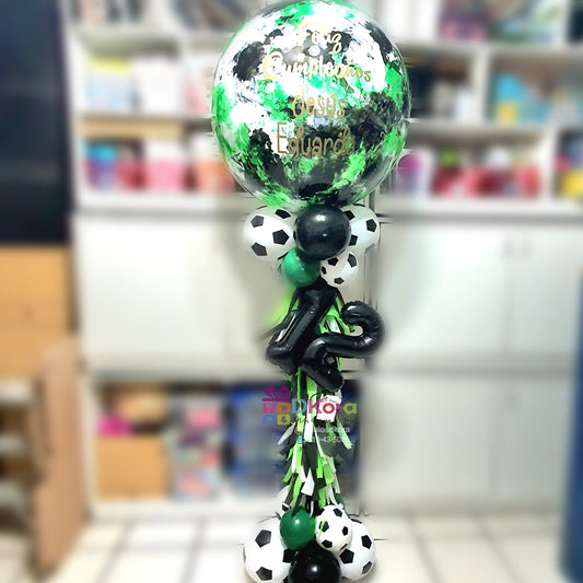 Columna Jumbo con burbuja y números