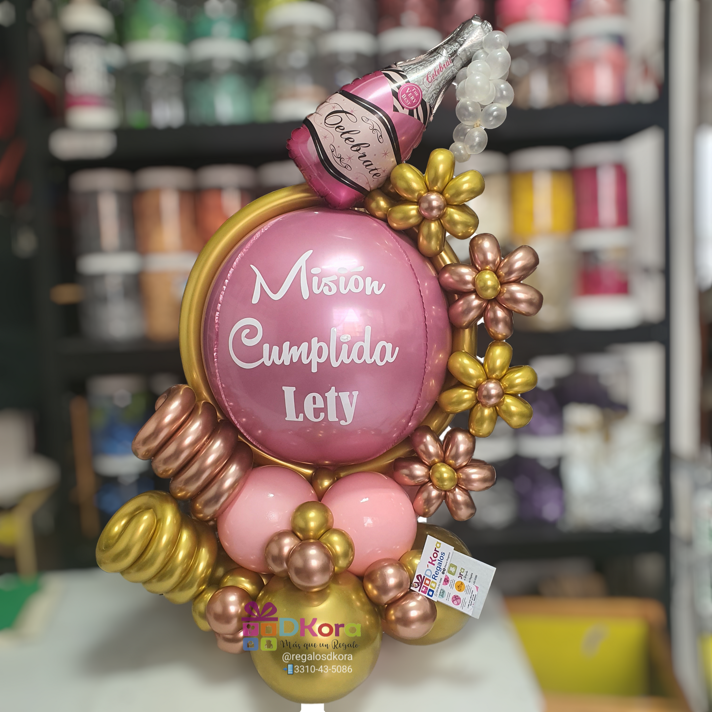 Bouquet Balloon Orbz Festejo