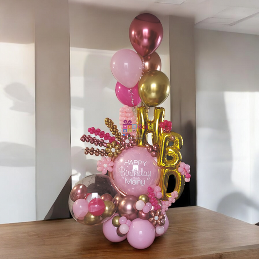 Bouquet Balloon HBD Esfera