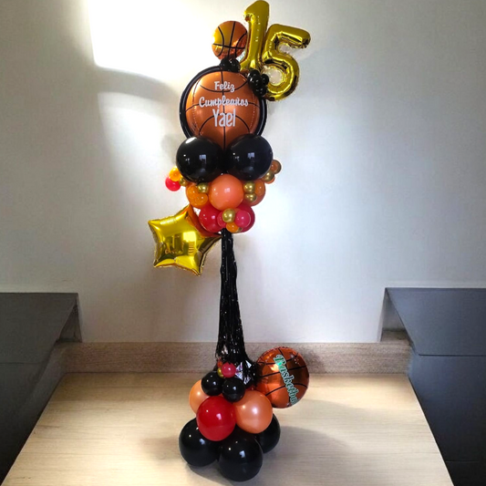 Columna Mediana con Orbz personalizada y números