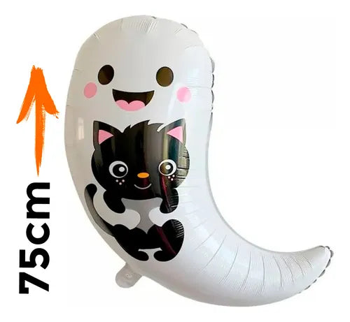 Fantasma con gatito