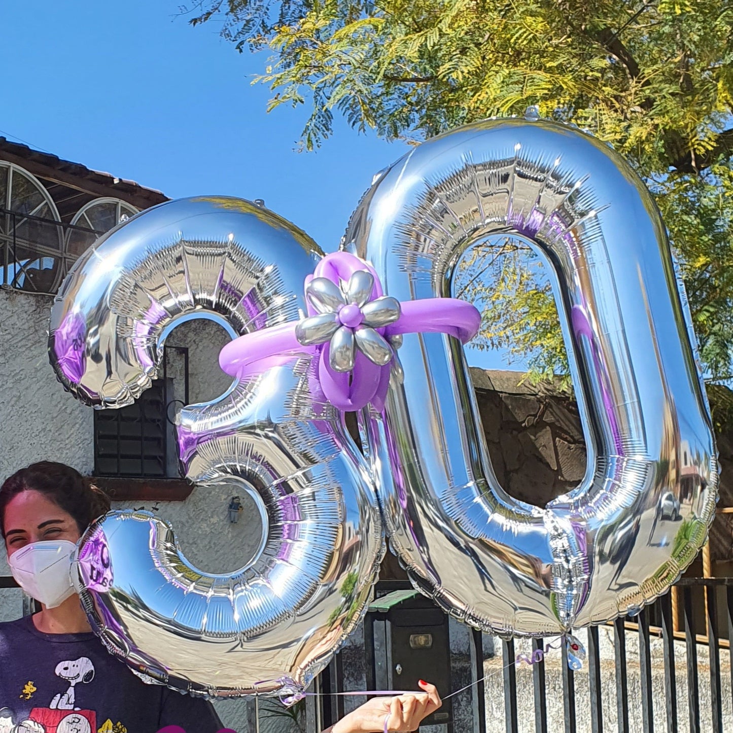 Números 90cm. Foil