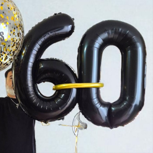 Números 90cm. Foil