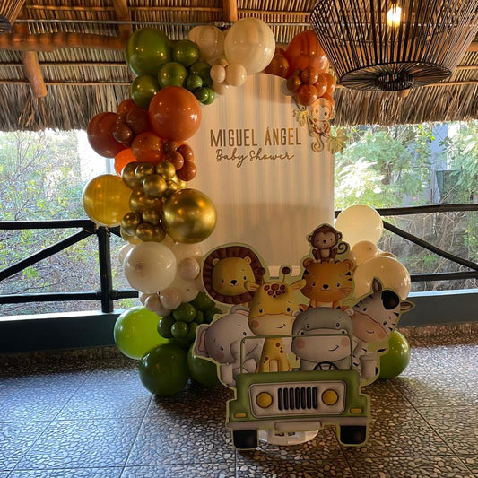 Decoración Mampara Baby Safari
