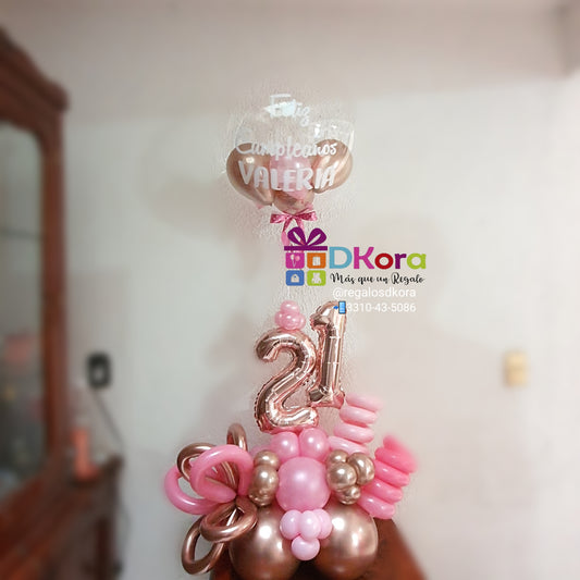 Bouquet Mediano Celebración con Helio