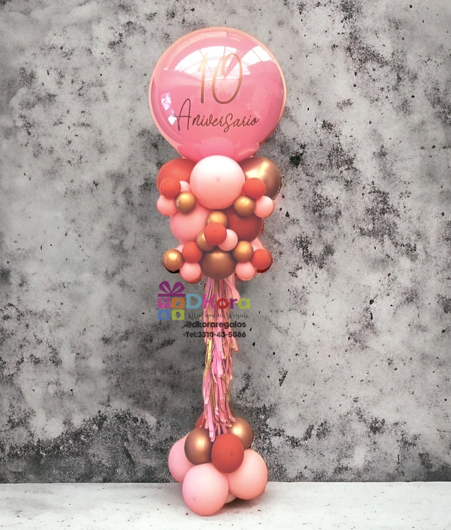 Columna Jumbo con Burbuja en base