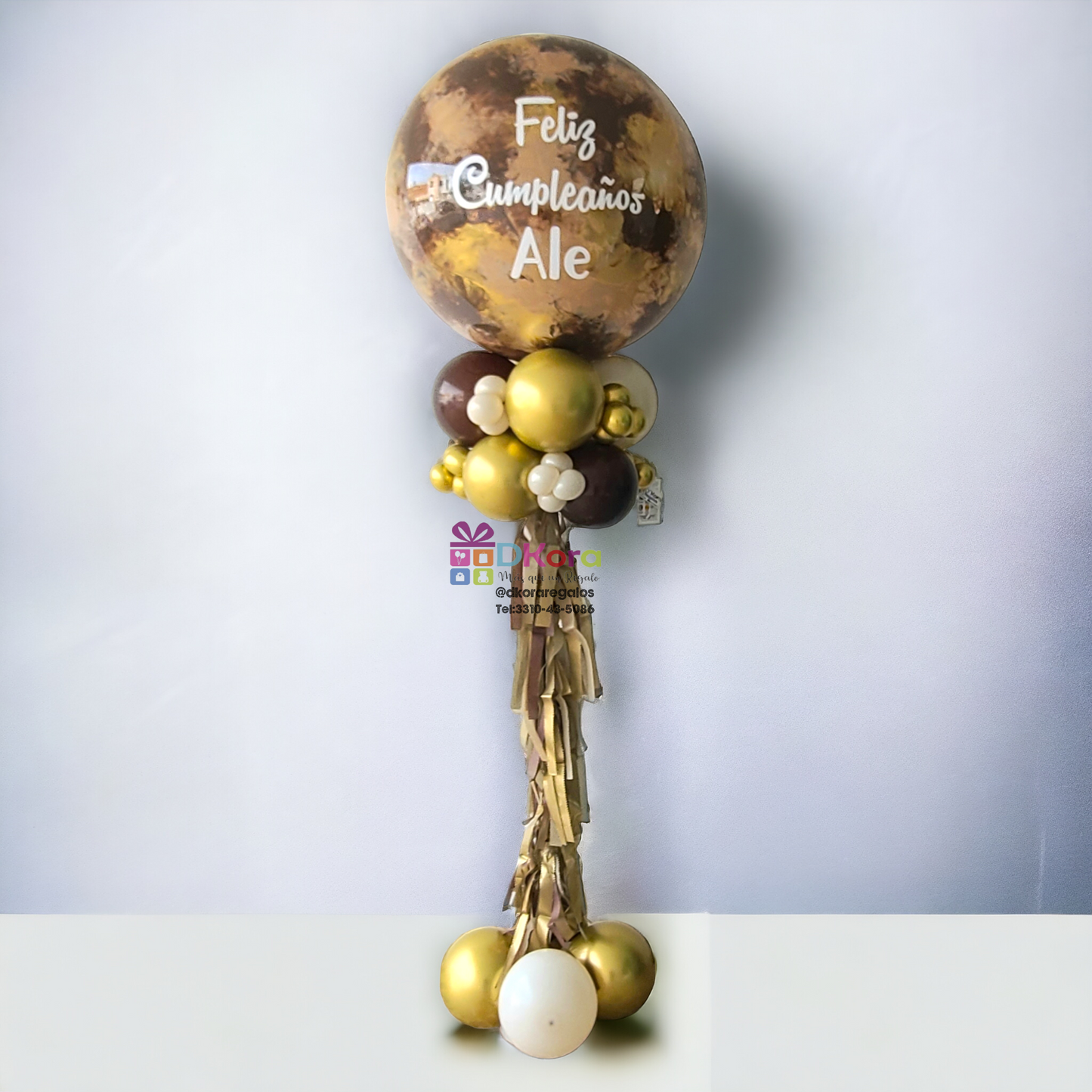 Columna Jumbo con Burbuja en base