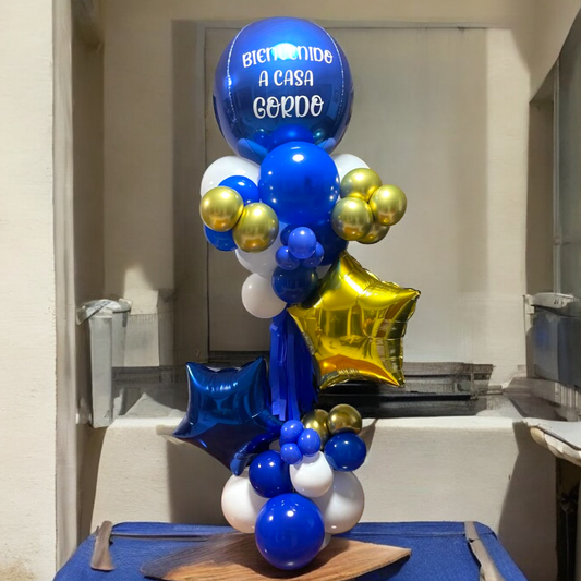 Columna Mediana con Orbz personalizada en base