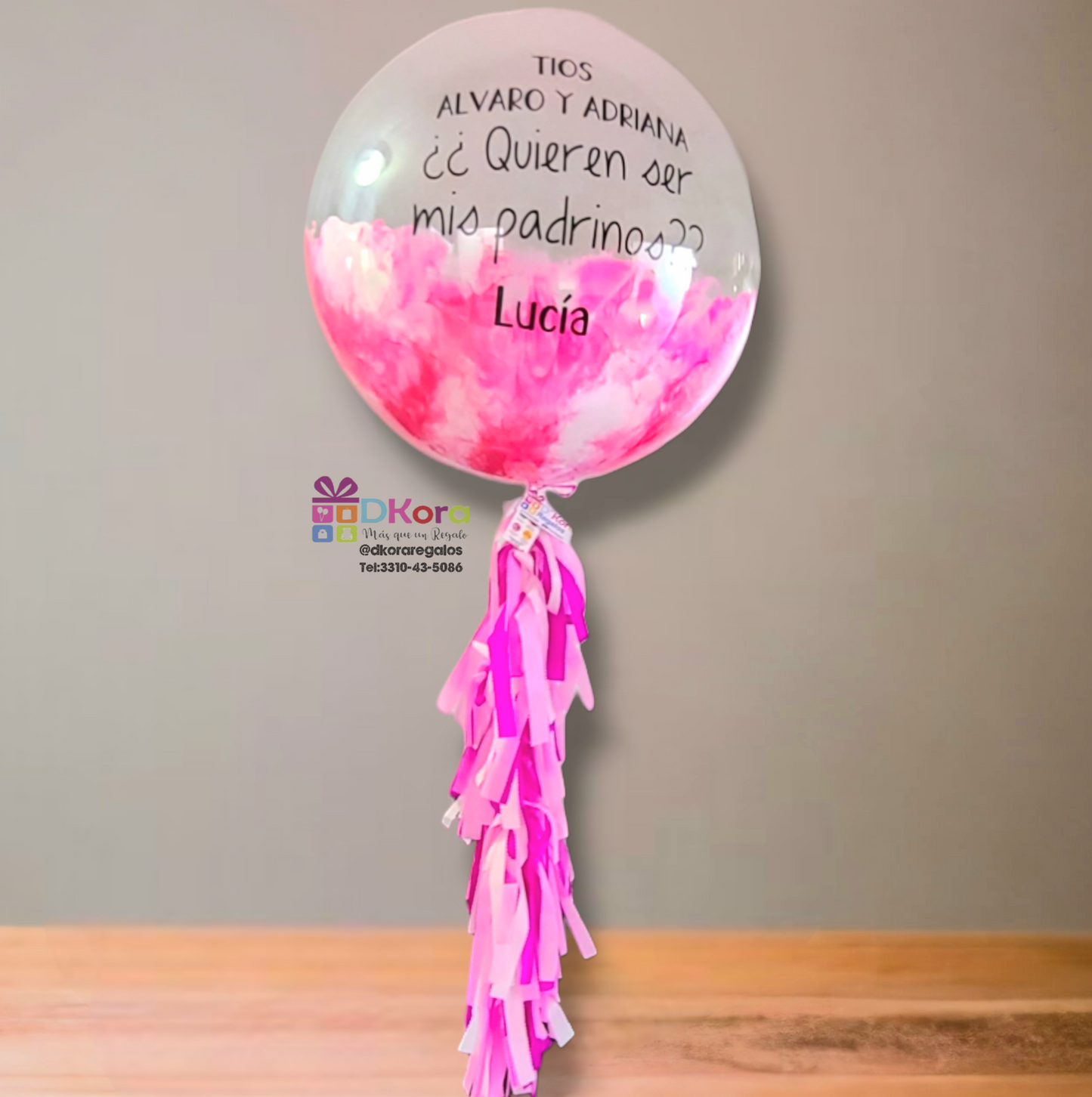 Burbuja 60cm mitad pintada